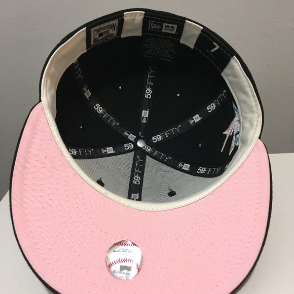 Exclusive Fitted New Era Miami Marlins 2017 All-Star Game Patch 5950 Hat Size 7 - Picture 5 of 6